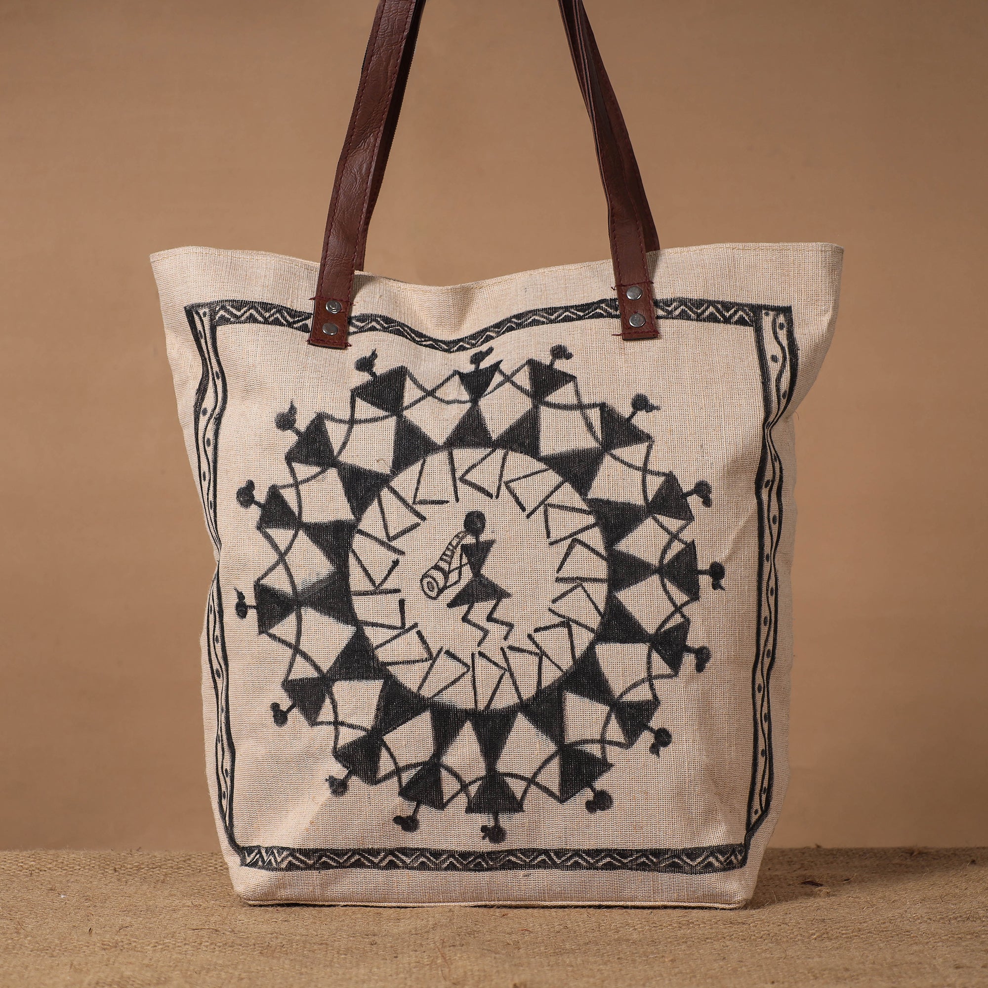 Warli Handpainted Shoulder Bag for Women 12