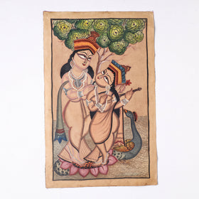  Handpainted Kalighat Painting by Laltu Chitrakar 