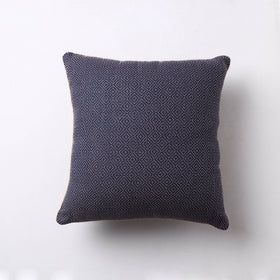  Black Jacquard Cotton Fabric Cushion Cover