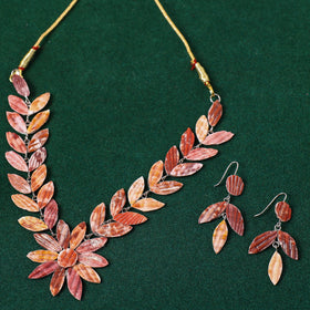 seashell pendant necklace set