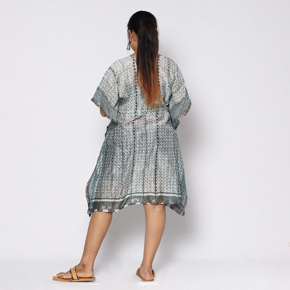 Shibori kaftan 