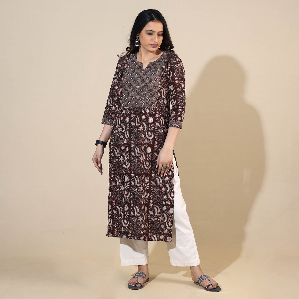 bagru print kurta