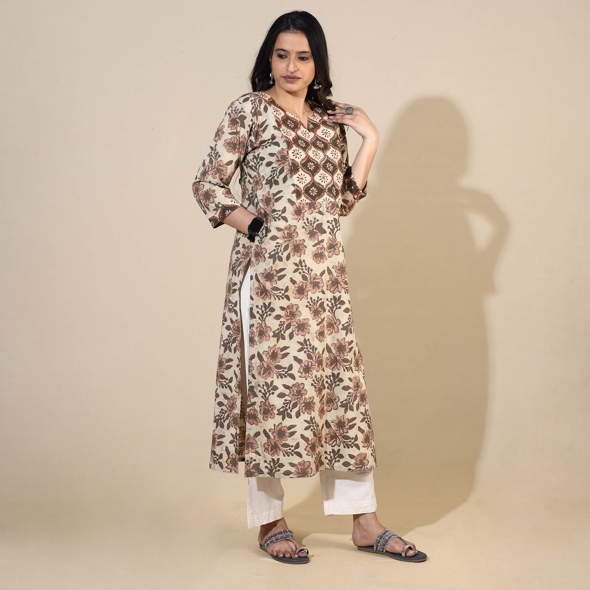 bagru cotton kurta 