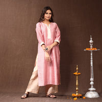 plain silk kurta