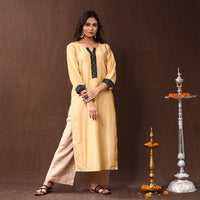 plain silk kurta