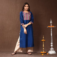 plain silk kurta