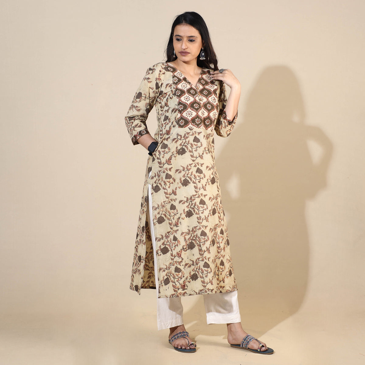 bagru cotton kurta 