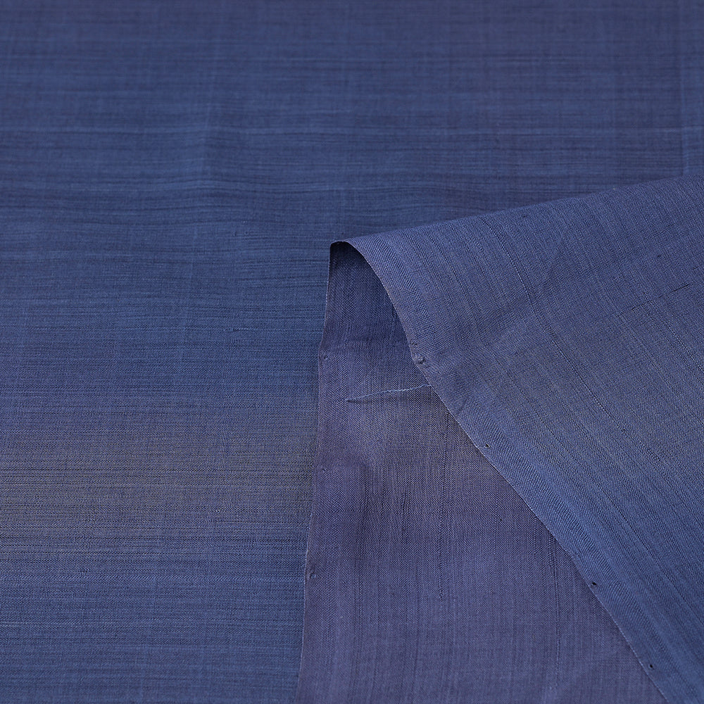 Violet Blue Original Mangalagiri Handloom Cotton Fabric