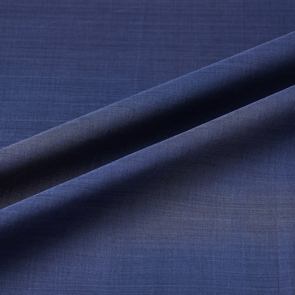 Violet Blue Original Mangalagiri Handloom Cotton Fabric