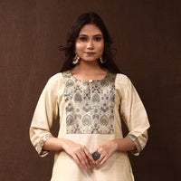 plain silk kurta