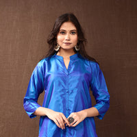 plain silk kurta