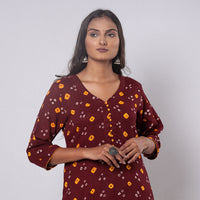 bandhani kurta