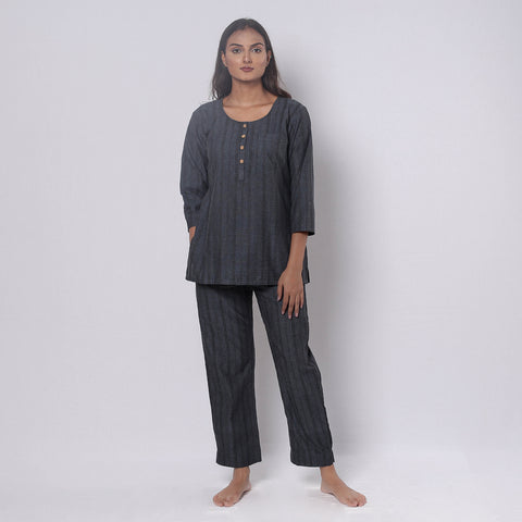 jacquard night suit