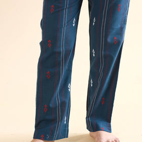 Buy Jacquard Cotton Kaftan & Pyjama Night Suit Set Online at iTokri.com