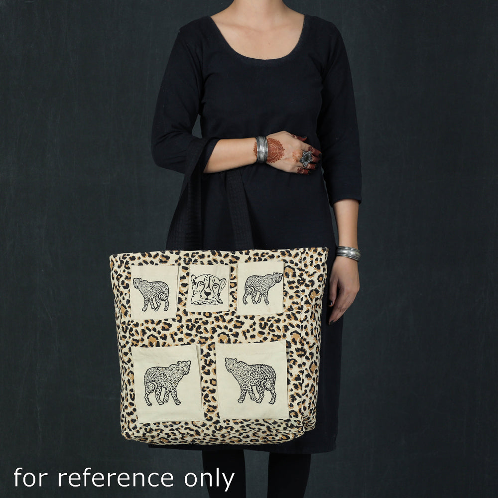 block print shoulder bag