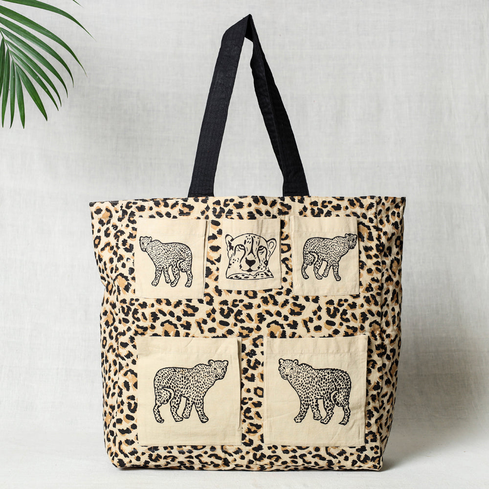 block print shoulder bag