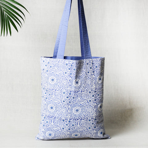 kantha block print shoulder bag