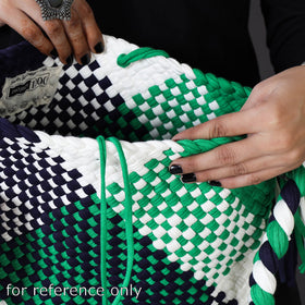 Buy Handwoven Upcycled Cotton Shoulder Bag Online at iTokri.com