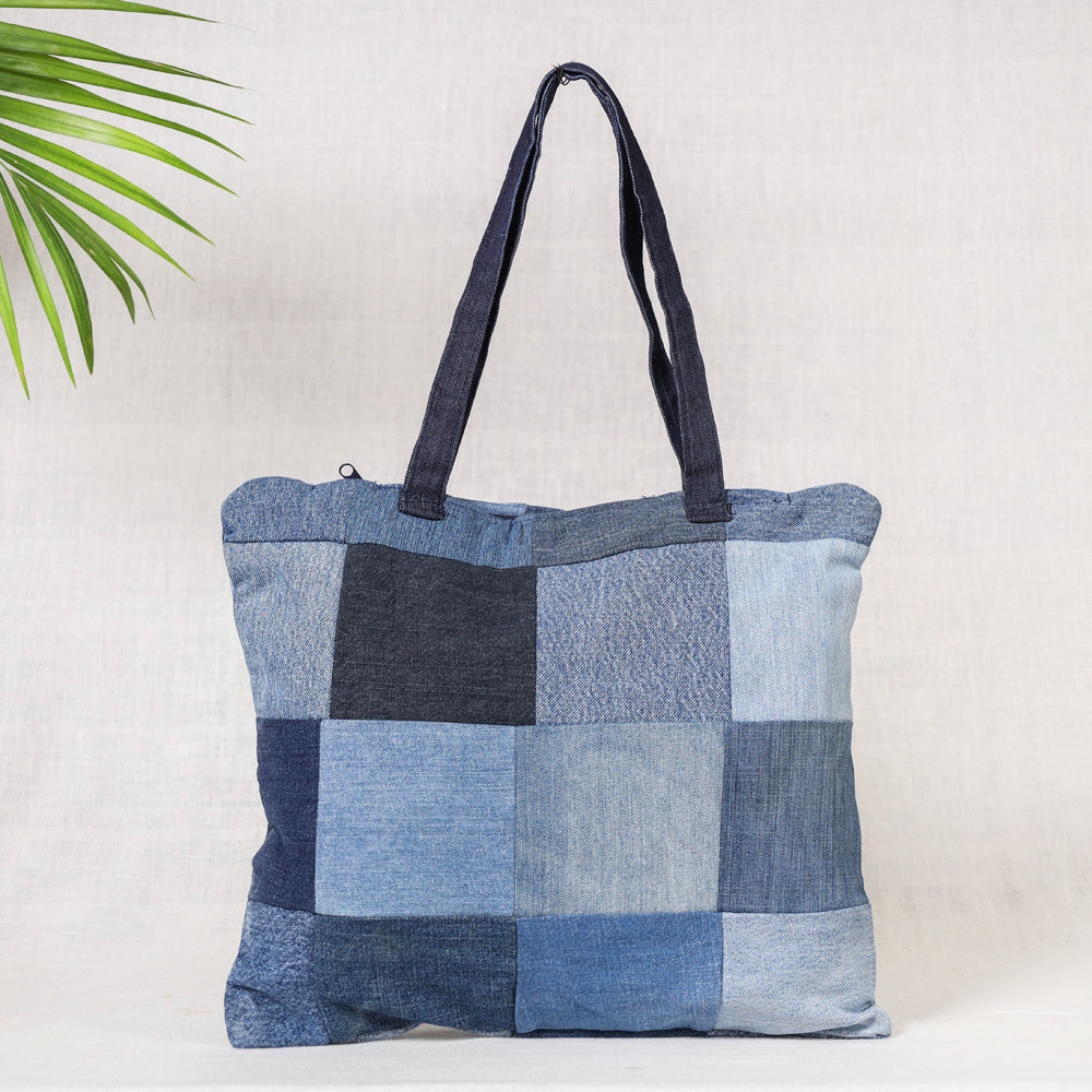 denim hand bag