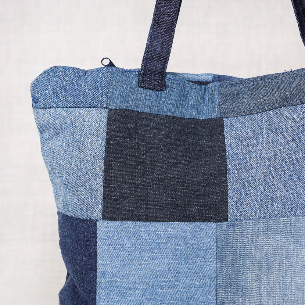 denim hand bag