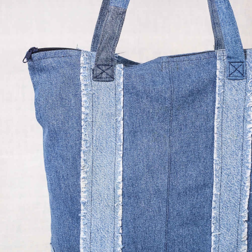 denim hand bag