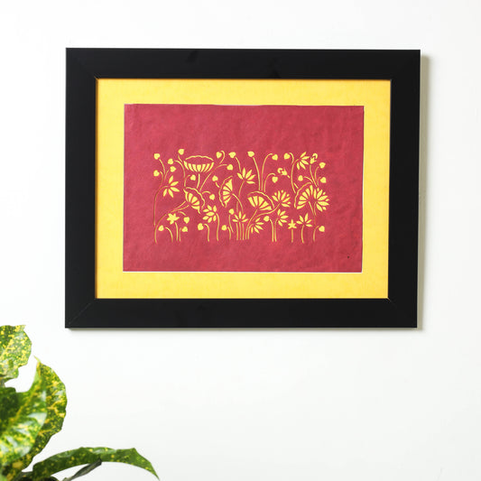 Sanjhi Paper Cut Artwork with Frame by Vijay Soni (34cm x 43cm)