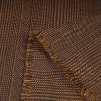 Brown - Kumaun Handwoven Pure Merino Woolen Fabric