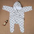  Cotton Handmade Baby Full Sleeves Long Romper/Sleepsuit 