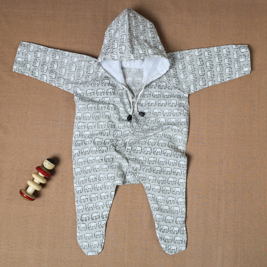 cotton baby sleepsuit