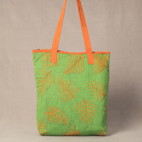 kantha work tote bag