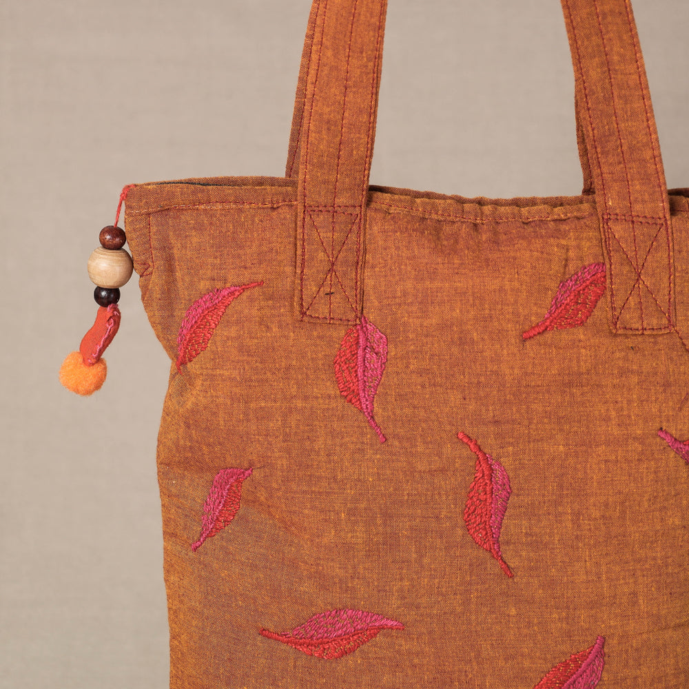 kantha work tote bag