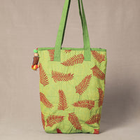 kantha work tote bag