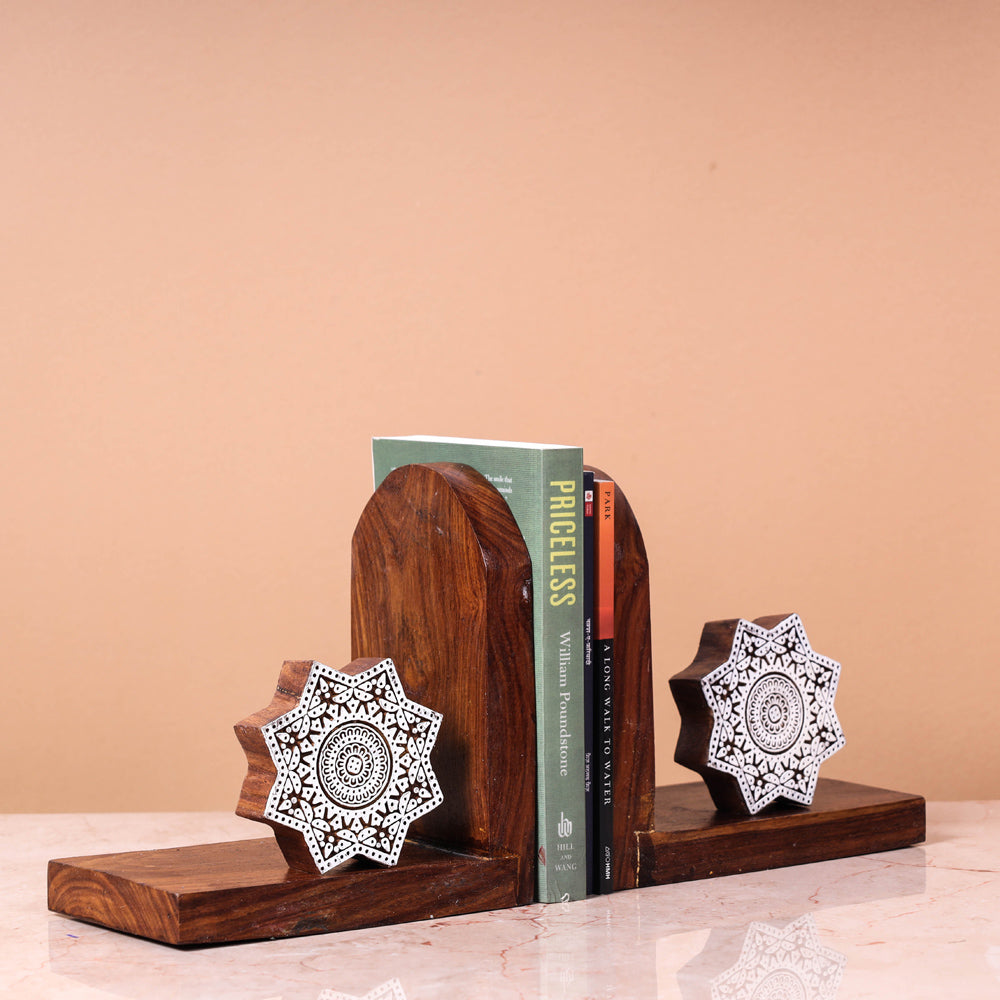 Wooden Bookend 
