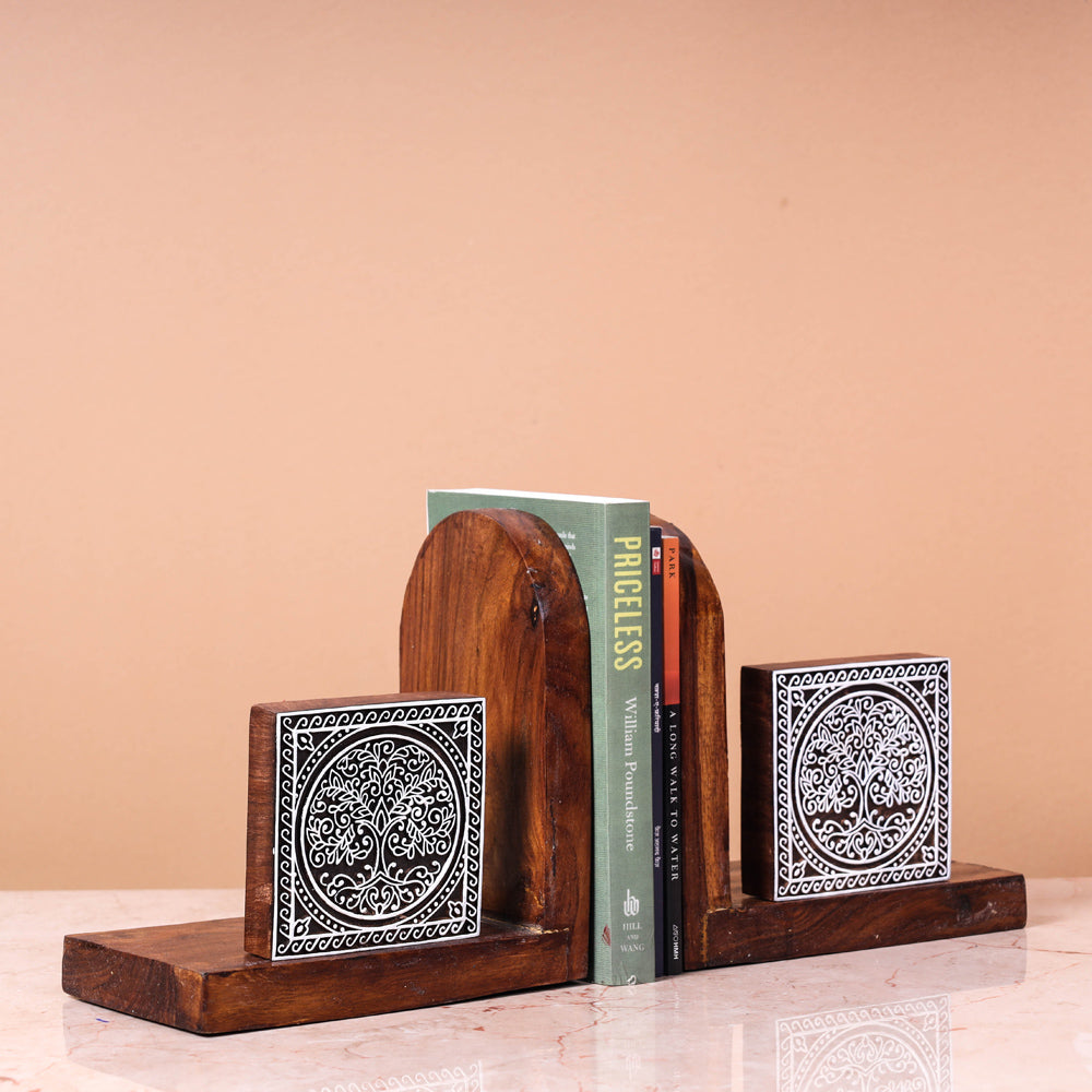 Wooden Bookend 
