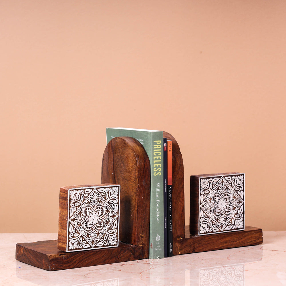 Wooden Bookend 
