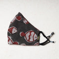   Bindaas Block Printed Cotton Snug Fit Face Cover 