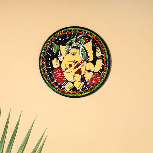 Tikuli Art Handpainted Wooden Wall Hanging (8 in)