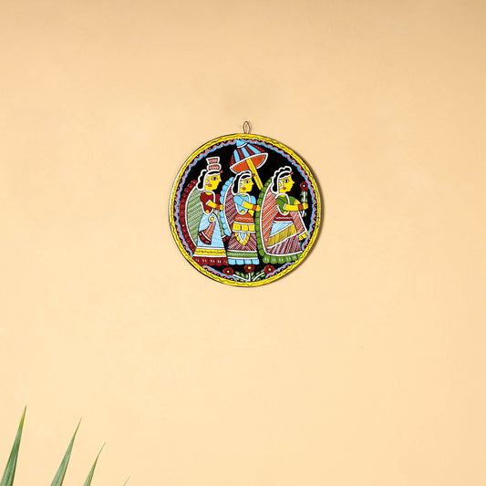 Tikuli Art Handpainted Wooden Wall Hanging (5 in)