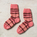  Peach Kumaun Hand Knitted Woolen Socks - Kids