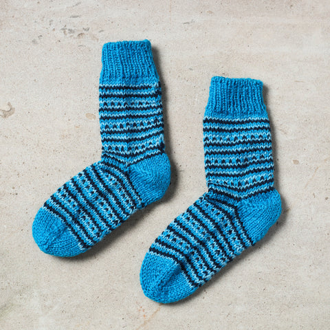 hand knitted woolen socks