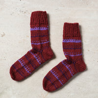 hand knitted woolen socks