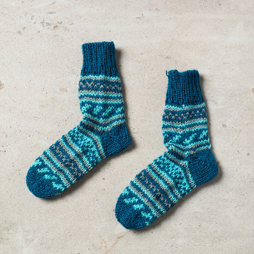 hand knitted woolen socks