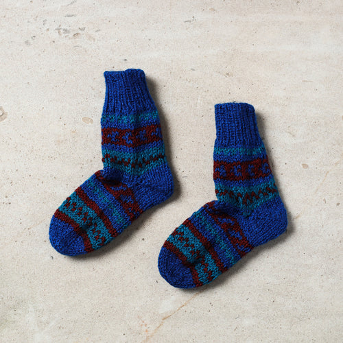 hand knitted woolen socks