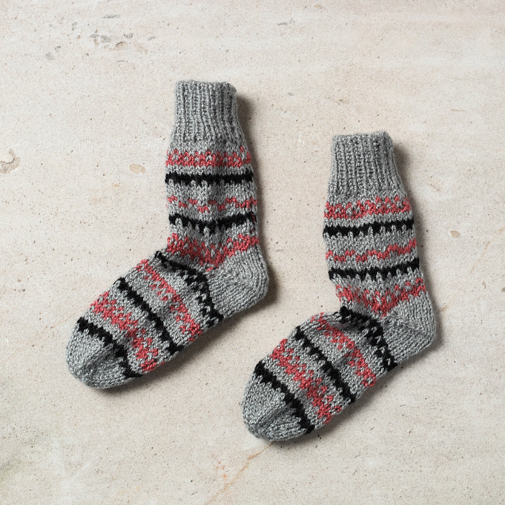 hand knitted woolen socks