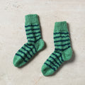  Green Kumaun Hand Knitted Woolen Socks - Kids