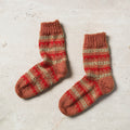  Brown Kumaun Hand Knitted Woolen Socks - Kids