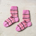  Pink Kumaun Hand Knitted Woolen Socks - Kids