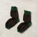  Green Kumaun Hand Knitted Woolen Socks - Kids