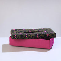 Handcrafted Bengal Kantha Work Tissue Box