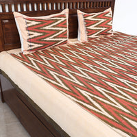 pochampally ikat double bed cover set